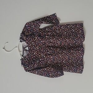 H&M Navy Floral Bunny Dress, 12M